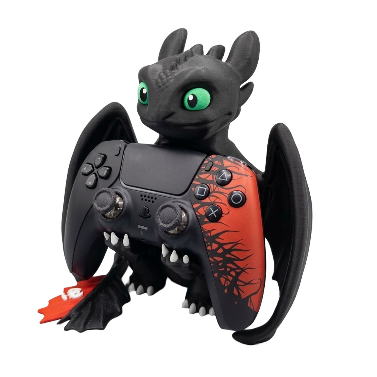 Night Fury Gaming Controller & Mobile Holder – Dragon Desk Stand