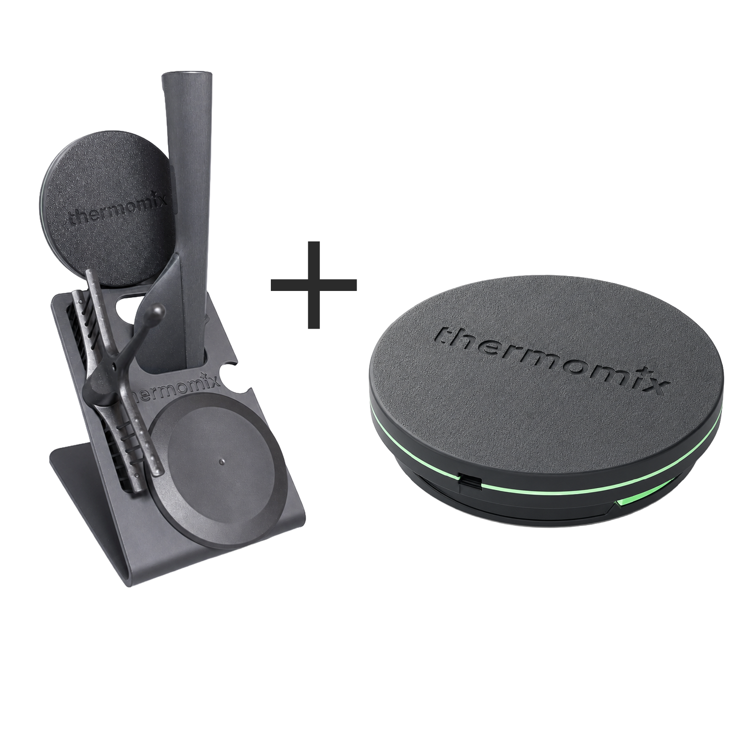 Thermomix TM7 Holder + Scale Lid Bundle – Accessory Stand & Bowl-Free Scale Cover